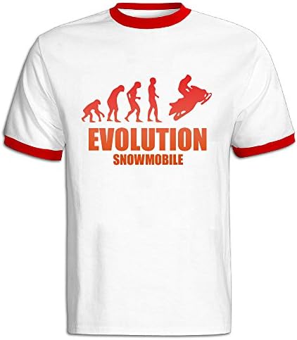 Men's Snowmobile Evolution 100% Cotton Red XX-Large Shirt