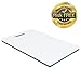 Durable Non-Slip Double Sided Design Cutting Board for Seniors & Vision Impaired (White/Black Large Color Contrast with Food)