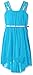 Amy Byer Big Girls' Sparkle Shoulder Tulip Front Dress