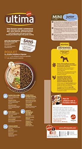 Ultima Comida Seca con Pollo para Perros Mini Junior, 1.5kg - Imagen 5