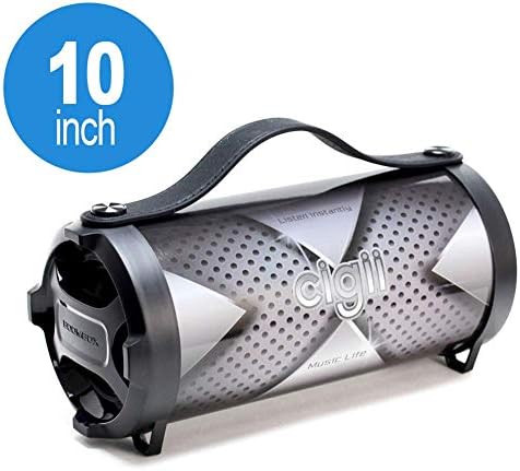 YSCysc Bluetooth Wireless Speaker Outdoor Bazooka X Design Portable Stereo Bass Subwoofer Hand-held Portable Outdoor Speaker Music Player HiFi FM/TF/USB/AUX