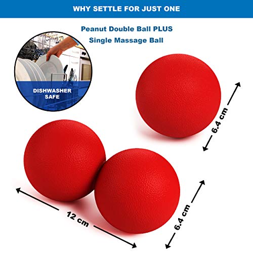 Flexfixx Peanut Massage Ball Back Roller Neck Roller Massage Balls