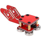 Yoidesu CW Keyer, PCB Double Paddle Automatic Morse Code Key with 4 Nd Magnetic Base, Universal 3.5mm Sound Jack Type C Interface for HAM Radio Smartphones Computers