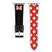 Lovely Polka Dot Leather Women Girls Replacement Band Compatible with Apple Watch Series 5/4 40mm and Series 3/2/1 38mm - Black & Red Bowknot