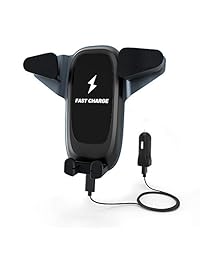 ZeaLife   Cargador inalámbrico para coche, salida de teléfono con carga inalámbrica máxima de 10 W, compatible con iPhone Xs Max, X, 8 Plus, Galaxy Note 9, S9 Plus, S8 y más smartphones con Qi activado