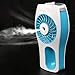 D-FantiX Handheld Fan Battery Operated Portable Water Misting Fan Personal Mist Fan for Travel, Home, and Office Blue