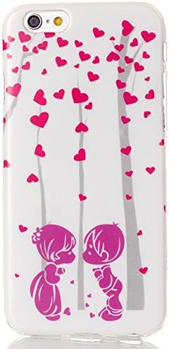 iPhone 6s Case,iPhone 6 Case,Winfrey [Couple Love] Attractive [Scratch Resistant] Fashion Design TPU Rubber Gel Ultra Thin Skin Case Cover for Apple iPhone 6s /iPhone 6