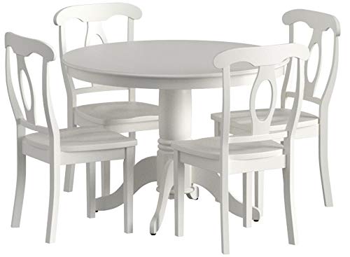 Round Pedestal Aubrey Piece Dining Set Steve Silver Aubrey ABR500K