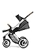 Mutsy Evo Urban Nomad Stroller, Silver Chassis, Dark Grey
