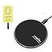 LANIAKEA Qi Wireless Charging Kit with Qi Charger and Qi Receiver (Lightning Port) - for Apple iPhone 7 plus, 7, 6s Plus, iPhone 6s, iPhone 6 plus, iPhone 6, Black