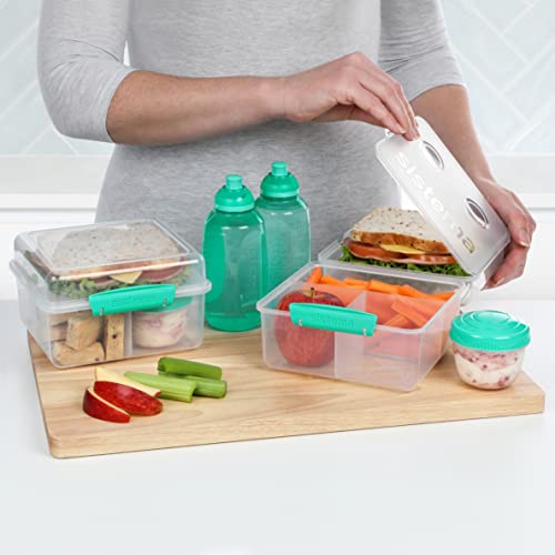 Sistema Lunch Containers for Kids, Bento Box with Condiment and