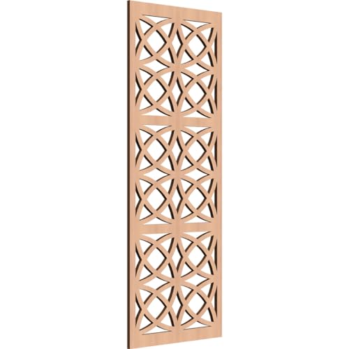 London Decorative Pierced Fretwork Wood Wall Panels, 17 3/8"W x 44 3/8"H x 3/8"…