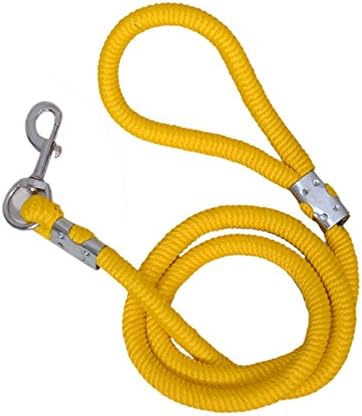 Petsplanet Nylon Rope for Dogs Leash- Yellow (Large)