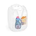 Smart Design Deluxe Mesh Pop Up Square Laundry Hamper w/ Side Pocket & Handles - VentilAir Fabric Collapsible Design - for Clothes & Laundry - Home - (Holds 2 Loads) (14 x 23 Inch) [White]