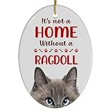 Seal Point Ragdoll Cat Christmas Ornament 2024