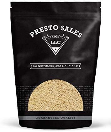 Presto SalesChopped Almonds Raw, NEW FRESH crop, 80 oz. | All Natural Blanched Almonds | High Protein, Keto, Non GMO | Packaged in Resealable 5 lbs Pouch Bag