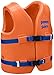 TRC Recreation Super Soft Child Size X Small Life Jacket USCG Approved Vinyl Coated Foam Swim Vest for Kids Swimming Pool and Beach Gear, Marina Blue