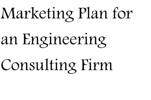Marketing Plan for an Engineering Consulting Firm (Professional Fill-in-the-Blank Marketing Plans by specific type of business with editable CD-ROM)