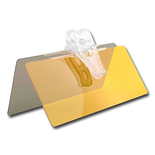 Custom Autos Car Day and Night Anti-Glare Sun Visor Extender Vehicle Windshield SunShade UV Ray Eye Protector