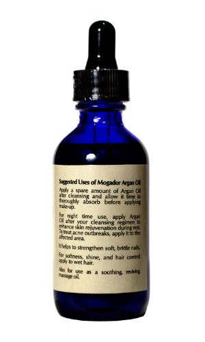 Certified Organic 100% Pure Argan Oil 2oz (60mL)