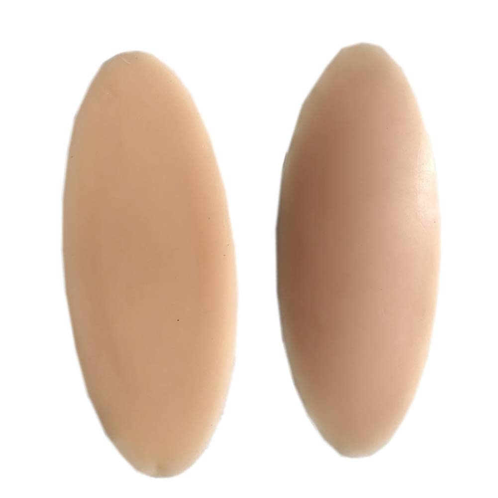 Urstory1 Calf Pads, 1 Pair Anti Allergic Odorless Accessory, Soft Silicone Adhesive Pad, Calf Corrector Leg Onlays Skin Friendly Visually Change