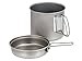 Snow Peak Trek Series Backpacking/Camping Cookware Sets, Trek 1400 Pot & Pan, 47.3 fl oz