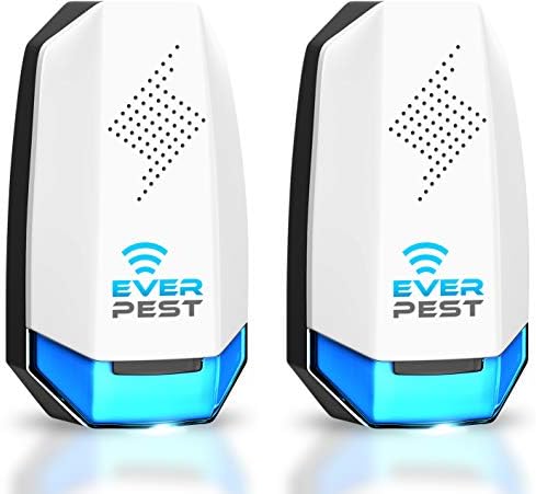Ultrasonic Pest Mosquito Repellent Plug Control - Professional Home (2 Pack) Electronic Indoor Repeller - Repels Away Fleas, Bugs, Rodents, Roaches, Mice, Insect, Ants, Spiders, Rat