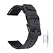 Premium Nylon NATO Canvas Fabric Replacement Watch Bands Canvas Watch Band Military Army Men Women Black