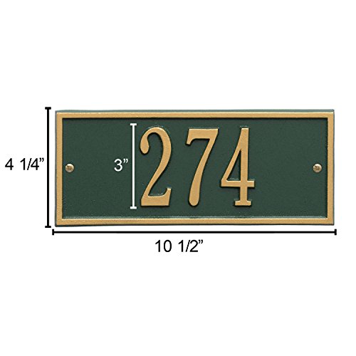 6 Whitehall+Personalized+Metal+Address+Plaque