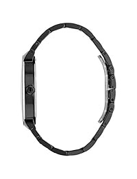Bulova de los hombres moderna Colección negro IP Acero Pulsera Reloj, ninguno, none