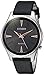 Citizen Women's 'Eco-Drive' Quartz Stainless Steel and Leather Dress Watch, Color:Black (Model: EM0591-01E)