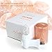 pursalt Himalayan Salt Lamp Night Light Plug in, Hand Carved Salt Rock Night Light for Bedroom Bathroom Decoration and Lighting,Pink Crystal Rock Salt Cylinder-Shaped
