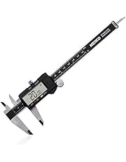 NEIKO 01407A Electronic Digital Caliper | 0-6 Inches | Stainless Steel Construction with Large LCD Screen | Quick Change Button for Inch/Fraction/Millimeter Conversions