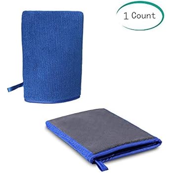 GCGZ Clay Mitt, Fine Grade Clay Bar Mitt Surface Prep Mitt Finish Clay Bar Mitt Wash Mitt Clay Eraser Mitt for Car Detailing Clay Bar Alternative Novel Detailing Tool & Kit,1-Pack