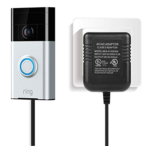 Sunjoyco Power Supply Adapter for Ring Video Doorbell, Ring Doorbell 2, Ring Doorbell Pro, Nest Hello Doorbell Charging Adapter Transformer with 20FT Long Cable US Plug -[UL Certification] - Thumbnail 6