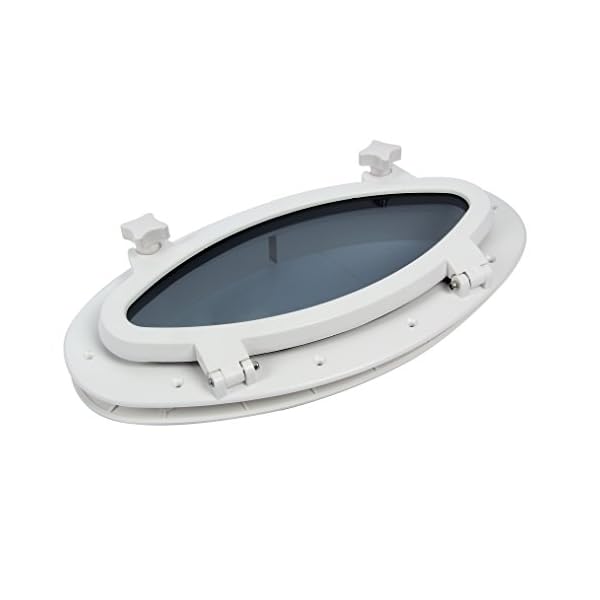 Amarine-made-Boat-Yacht-Elliptical-Oval-Opening-Portlight-Porthole-16-X-8-58-Replacement-Window-Port-Hole-ABS-White-Tempered-Glass