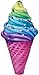 iscream Bubble Gum Scented Rainbow Swirl Cone Shaped 25