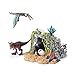 SCHLEICH 42261 Dinosaur Play Set with Cave