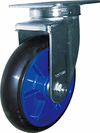 Amazon イノアック 低始動抵抗キャスター 旋回金具付 F150 黒 Lr150wjbk キャスター