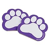 US Toy - Dozen Purple Paw Print Themed Mini Notebook Memo Pads, 15 Pages