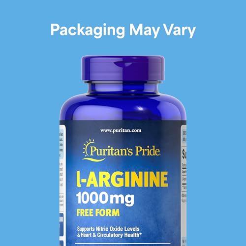 Puritans Pride L-arginine 1000 Mg Capsules, 100 Count