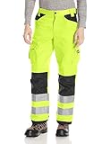 Caterpillar Men's Hi-Vis Trademark Trouser, Hi Vis Yellow/B, 36/32