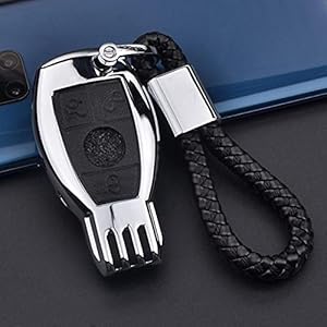 BENBENHU Sleutel Cover Autosleutel Geval,voor Mercedes Benz W203 W210 W211 W124 W202 W204 W212 W176, sleutelgeval voor…