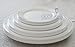 OCCASIONS 120 Plates Pack, Heavyweight Disposable Wedding Party Plastic Plates (6.25'' Dessert/Bread Plate, White & Silver Rim)