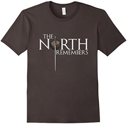 Mens The North Remembers T-Shirt Medium Asphalt