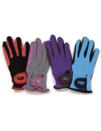 Tough-1 Childs Pony Gloves 6-8 Laven/Blk