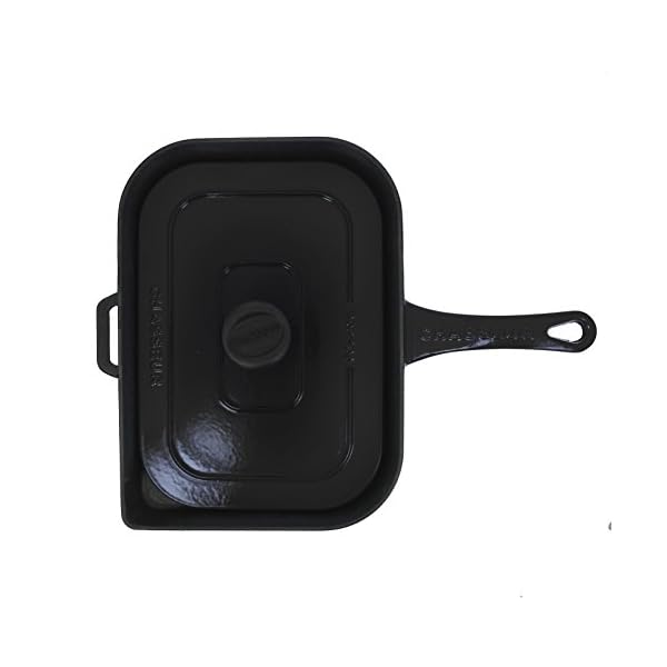 Chasseur 10inch Black French Enameled Cast Iron Panini Press Cast