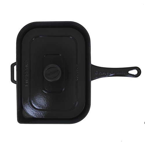 Chasseur 10inch Black French Enameled Cast Iron Panini Press Cast
