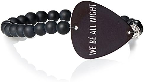 Electric Picks Back in Black Guitar Pick Bracelet