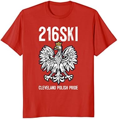 Mens 216SKI Cleveland Ohio Polish Pride T-Shirt Dyngus Day XL Red